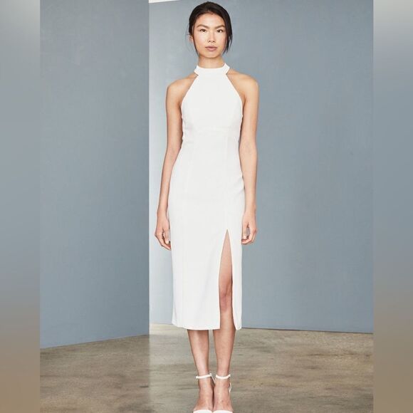 AMSALE LW141 - Crepe Sheath Dress - Picture 3 of 7